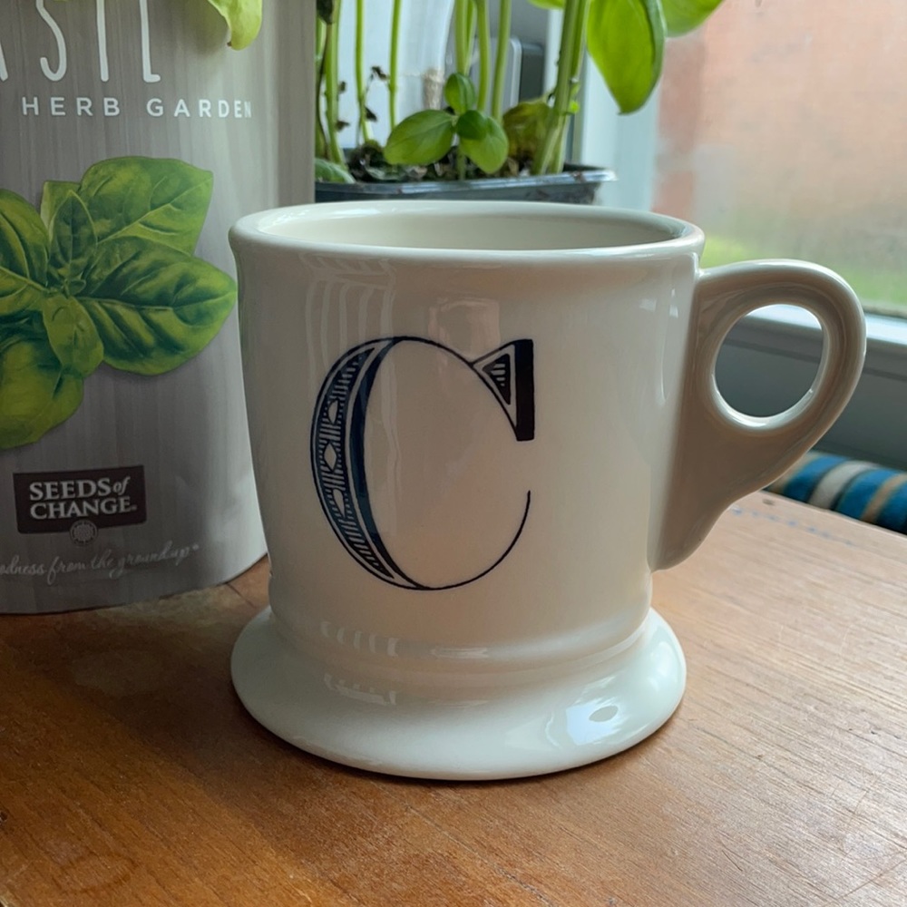 ANTHRO Monogram mug